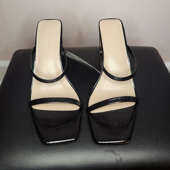 Brand New The Drop Womens Avery Square Toe Tortoise Shell Heel Size 10 - Picture 8 of 8